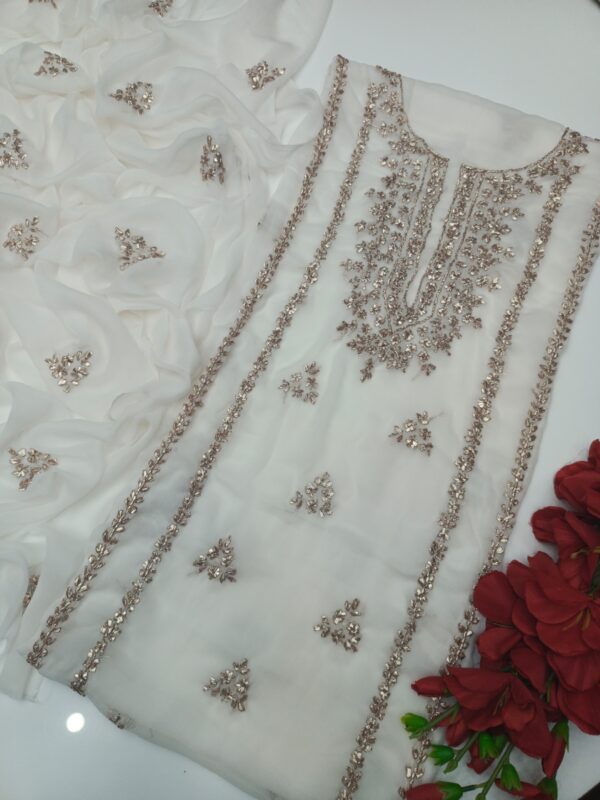 Chamak - LCD Gota Suit Kurta Style Soft Chiffon 2pc Unstitched