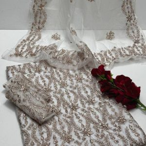 LCD Gotta Work Pure Organza 2 Pc Suit Dye-able