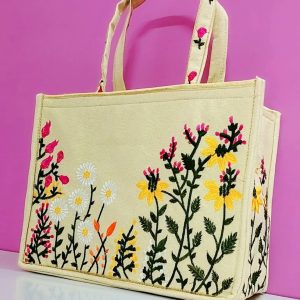 Traditional Jute Hand Bags Tote for Ladies Fine Quality